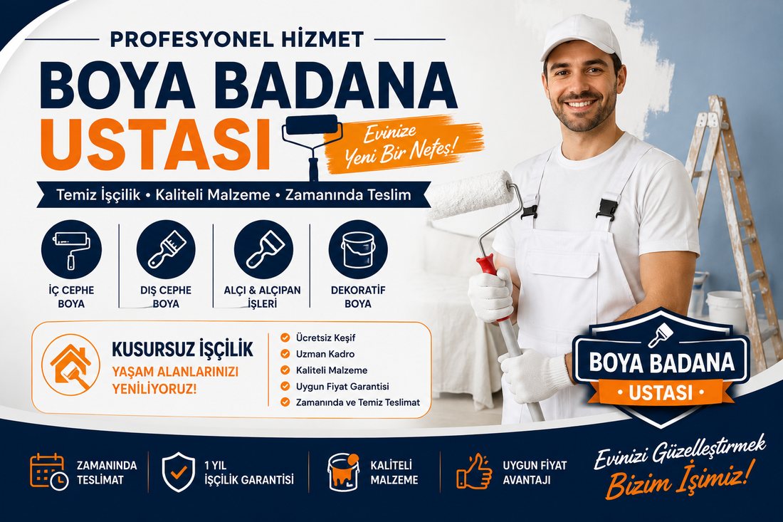 Yeniköy boya badana ustası – profesyonel boyacı